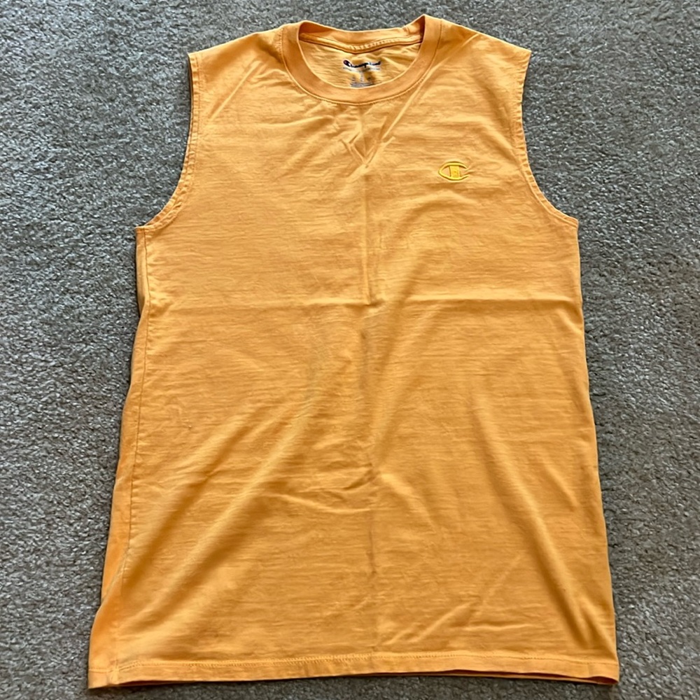 Champion Athletic Wear Tank Top-size S, orange